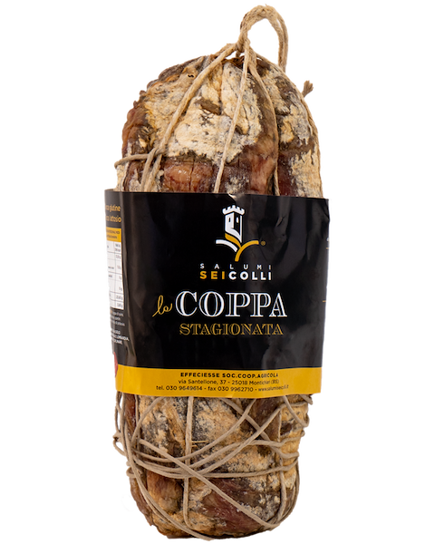 La Coppa Stagionata, senza lattosio, senza glutine, carne 100% italiana