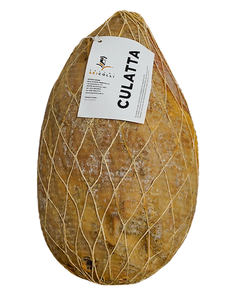 Culatta, senza nitriti e nitrati, senza lattosio, senza glutine, carne 100% italiana